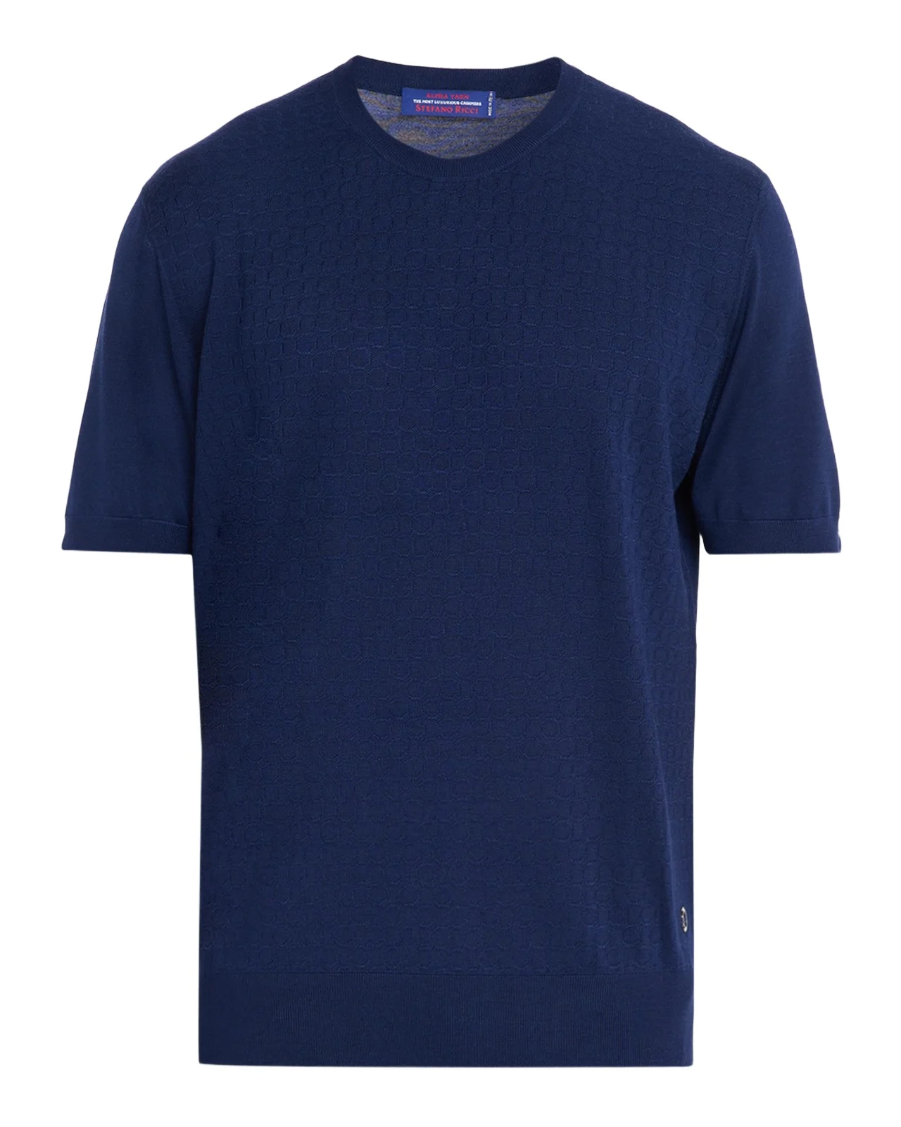 Men's Alpha Yarn Cashmere Short-Sleeve T-Shirt Men's Alpha Yarn Cashmere Short-Sleeve T-Shirt