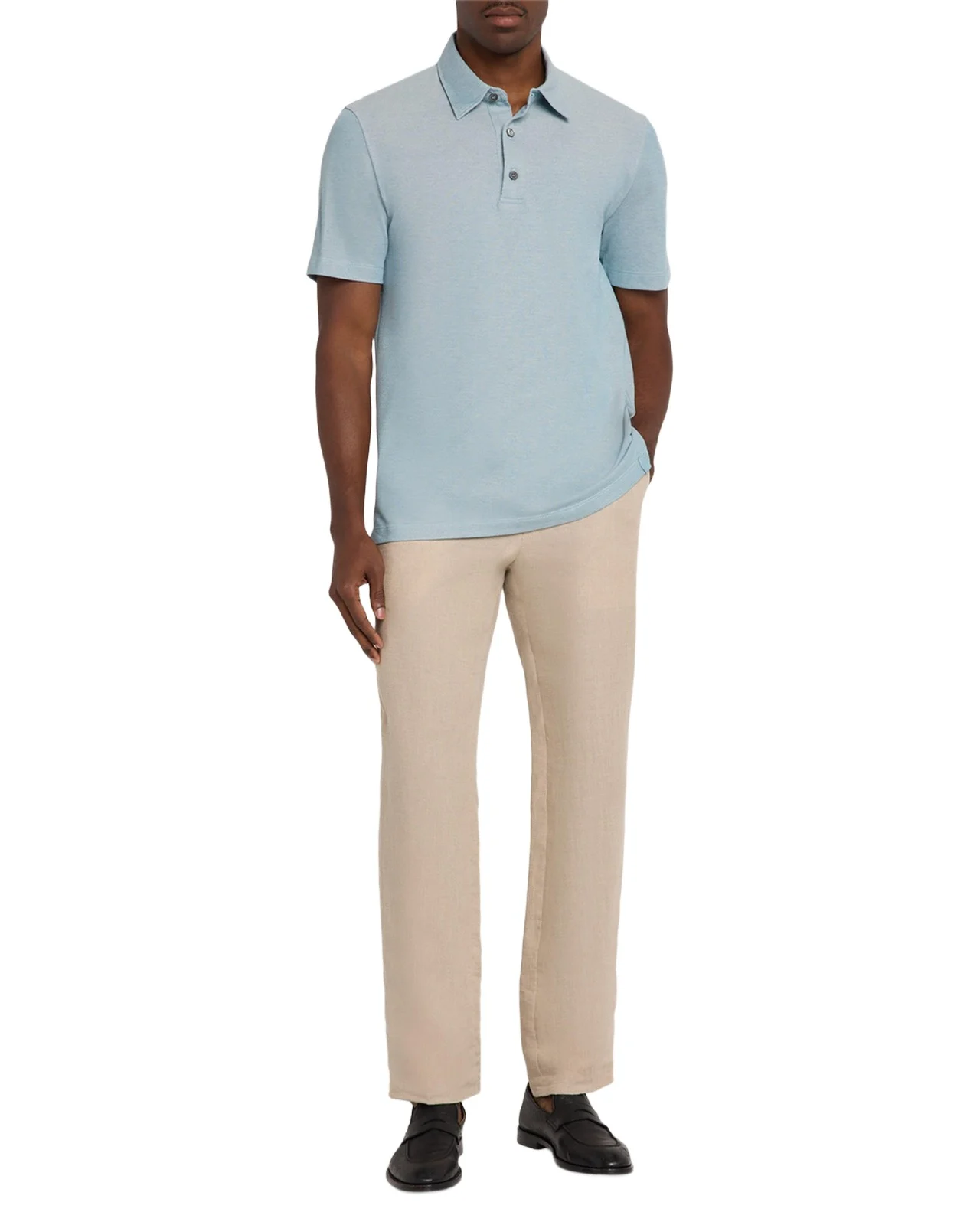Brioni Men's Jersey Pique Polo Shirt
