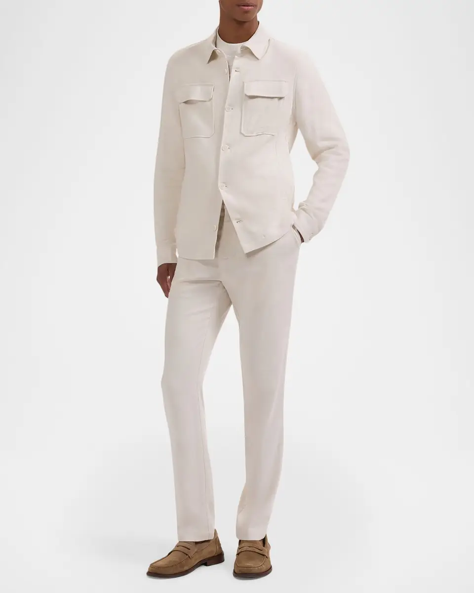 Bugatchi Men's Aerolinen Button-Front Shirt | Thumbnail 2 Bugatchi Men's Aerolinen Button-Front Shirt | Thumbnail 2