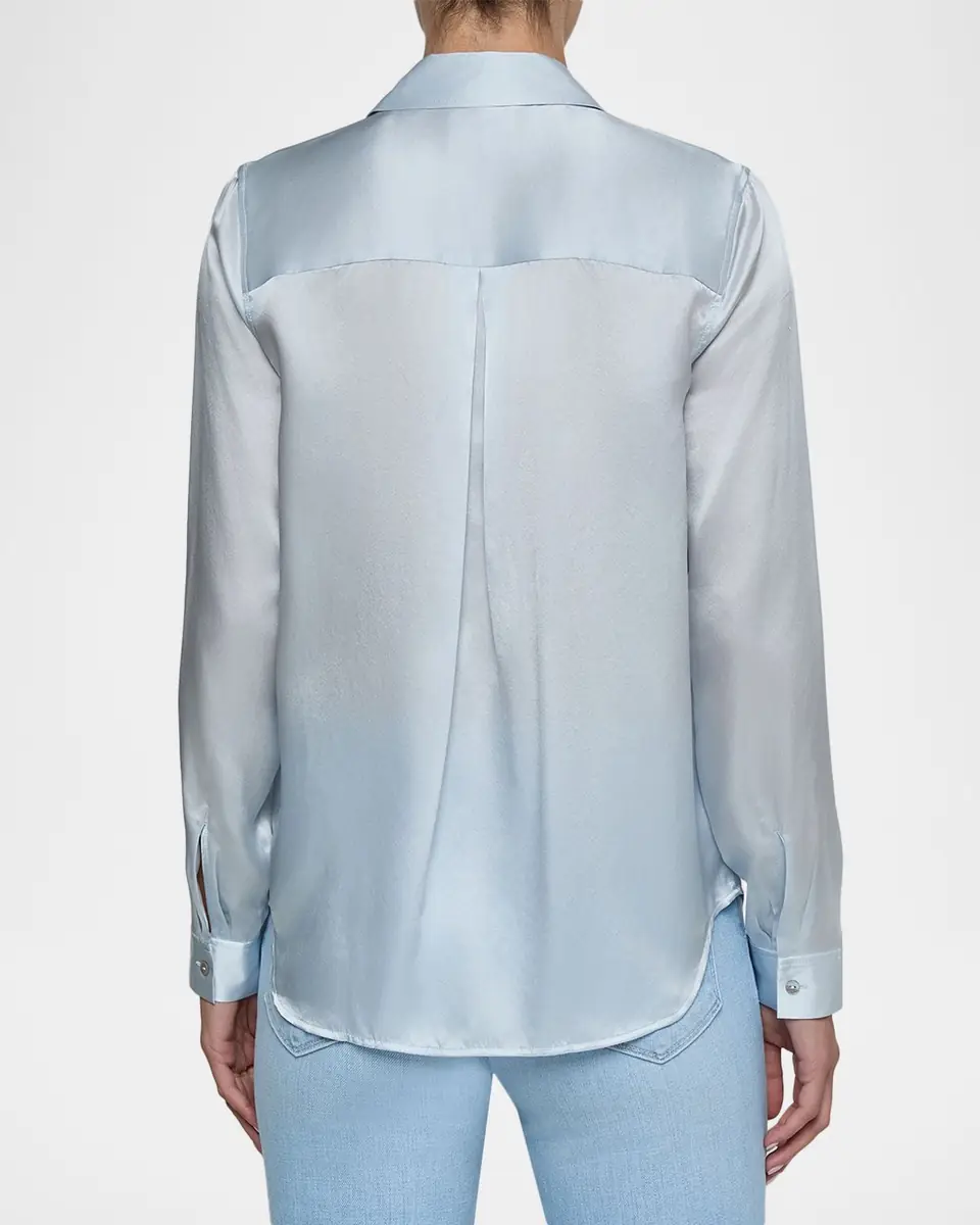L'Agence Tyler Long-Sleeve Blouse | Thumbnail 2
