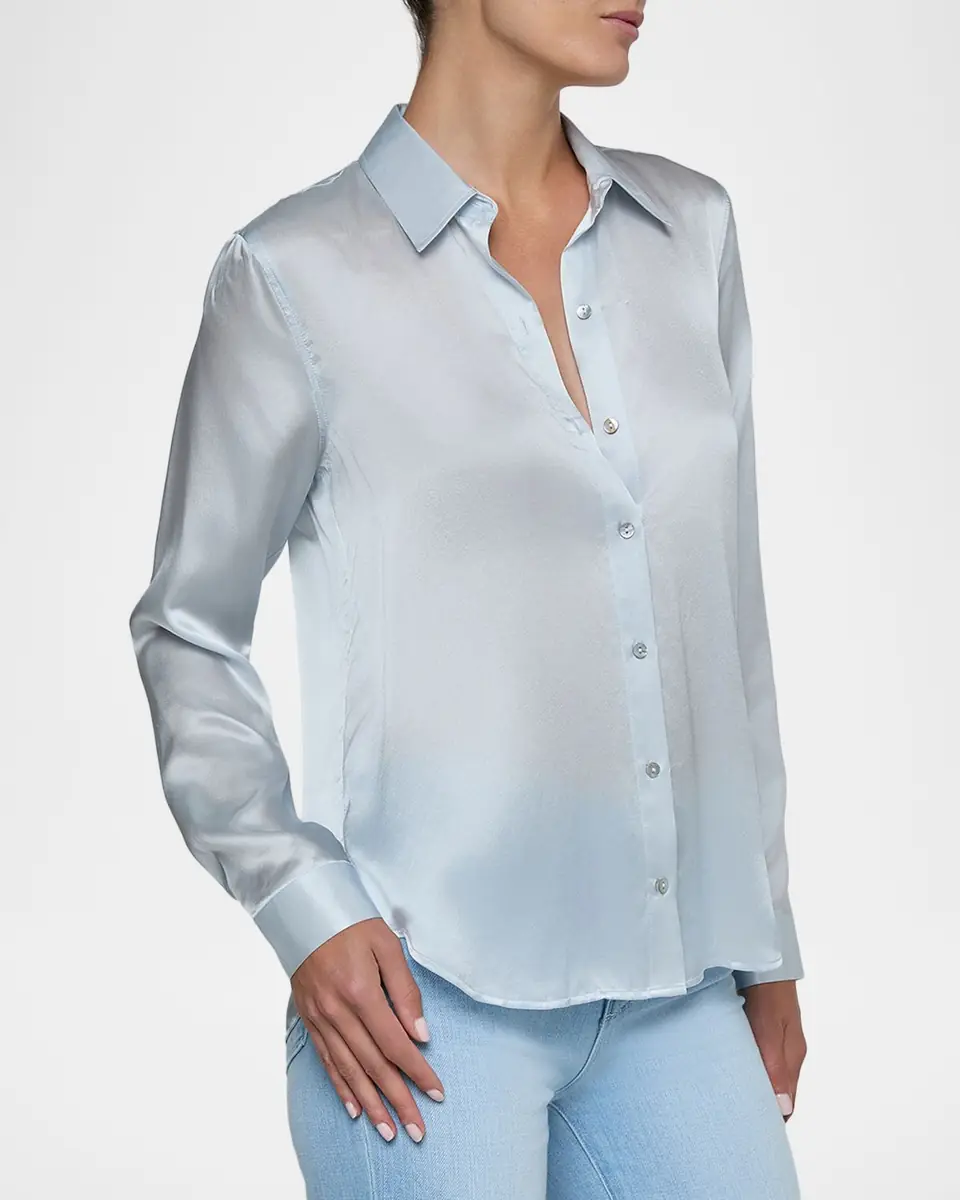 L'Agence Tyler Long-Sleeve Blouse | Thumbnail 3