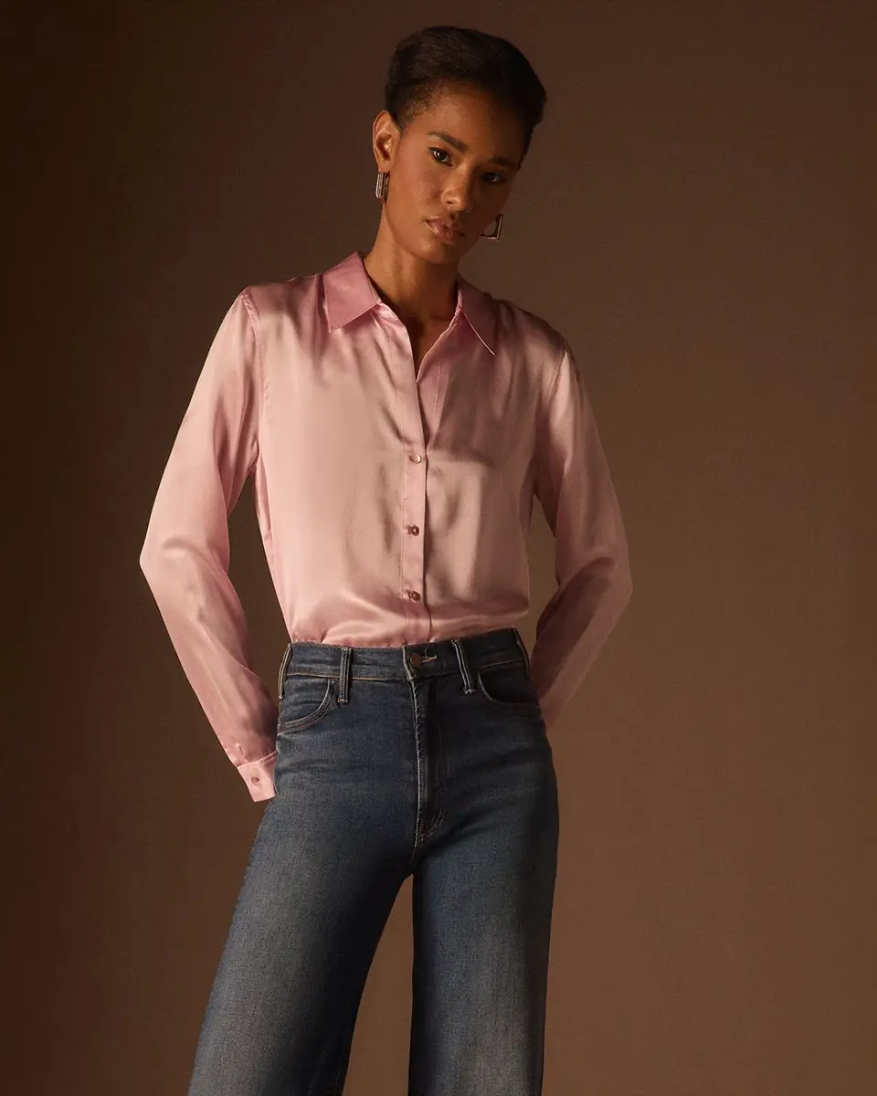 L'Agence Tyler Long-Sleeve Blouse | Thumbnail 4