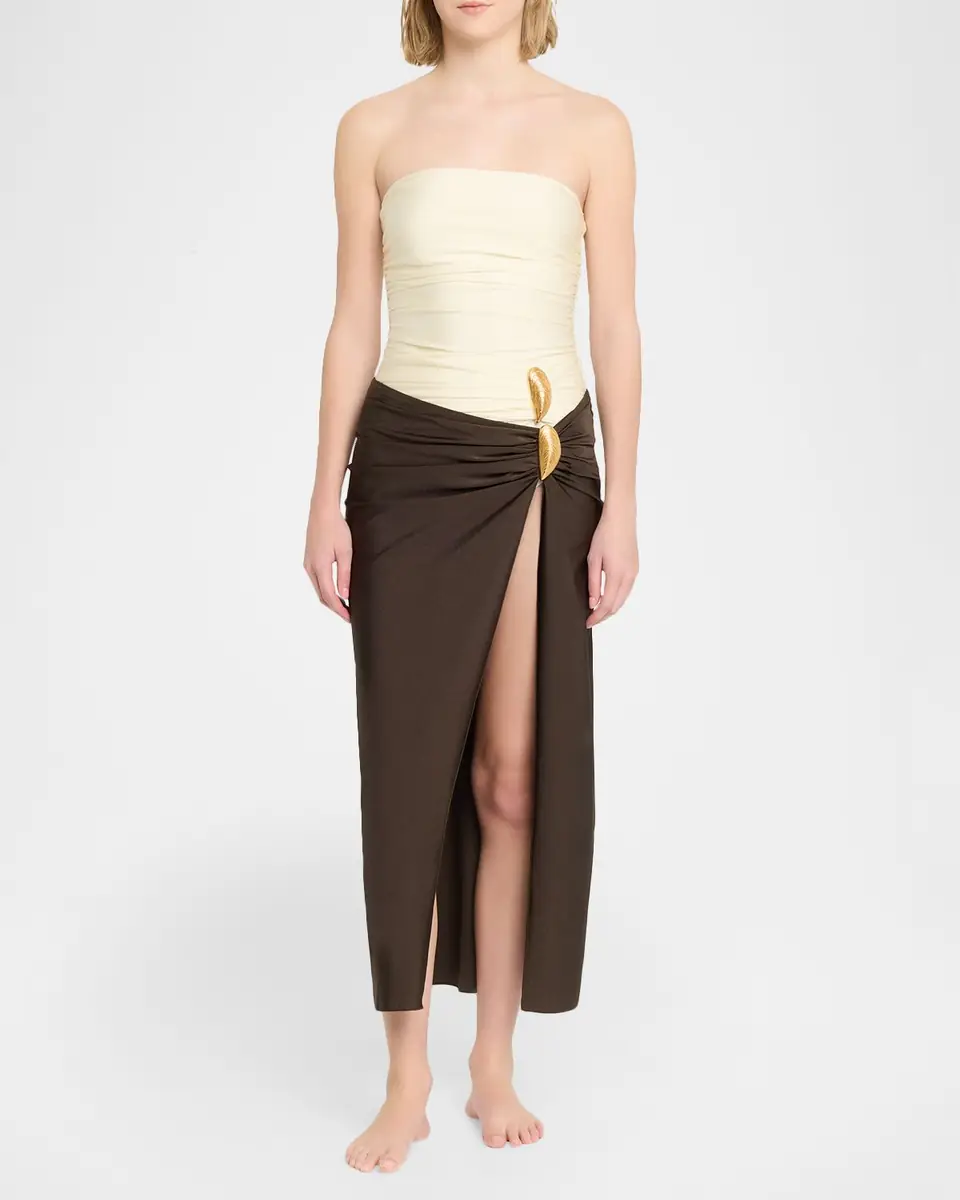 Simkhai Eiana Shell Midi Skirt | Thumbnail 2