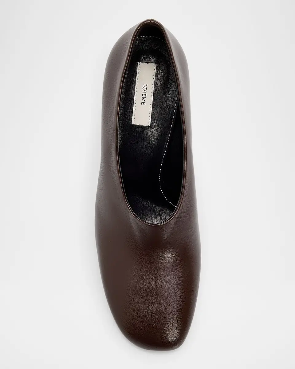 TOTEME 85mm Contour Nappa Leather Pumps | Thumbnail 4 TOTEME 85mm Contour Nappa Leather Pumps | Thumbnail 4
