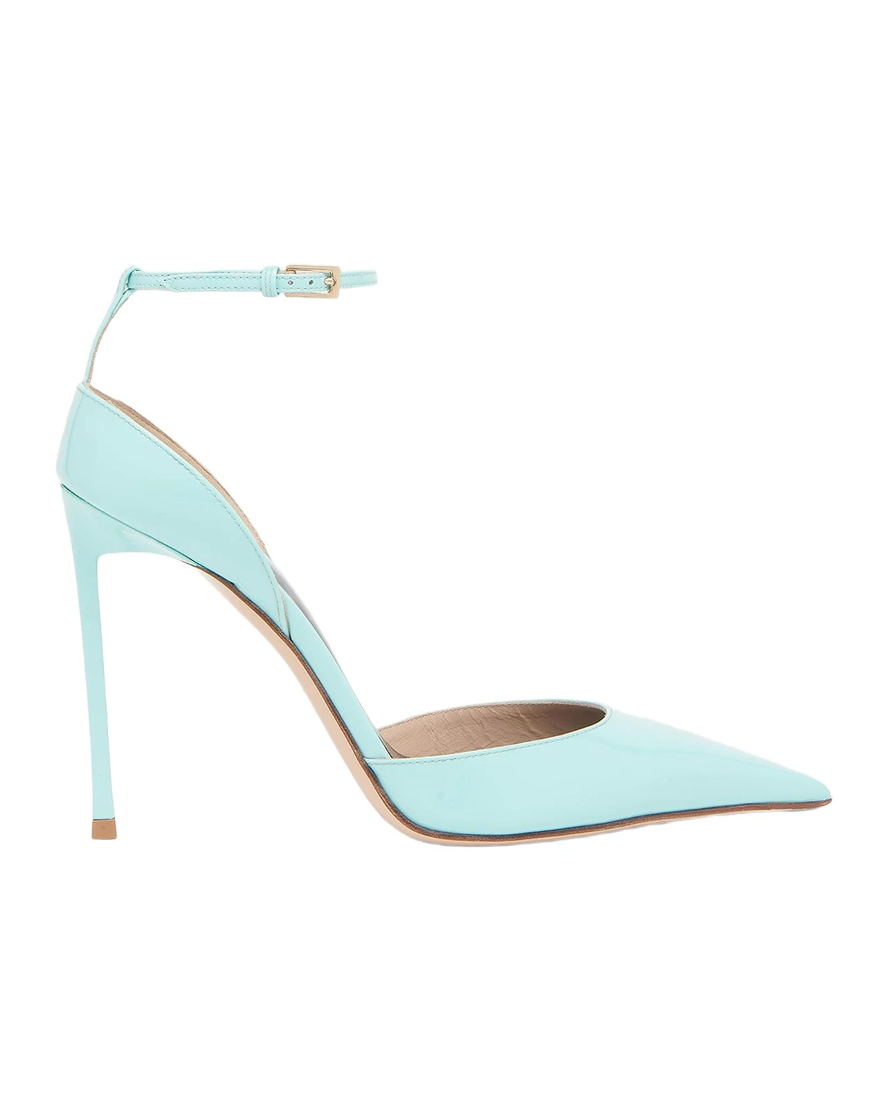 105mm Patent Leather Ankle-Strap Pumps 105mm Patent Leather Ankle-Strap Pumps