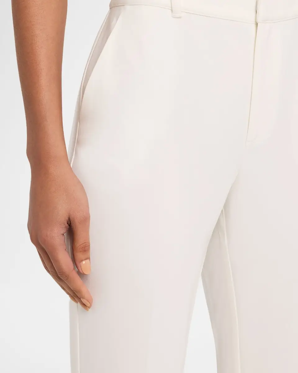 Cinq à Sept Kerry Slim Straight-Leg Crepe Pants | Thumbnail 5 Cinq à Sept Kerry Slim Straight-Leg Crepe Pants | Thumbnail 5