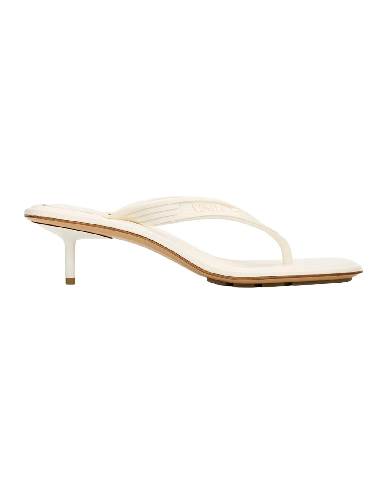 Bottega Veneta 50mm Sampieri Kitten-Heel Sandals