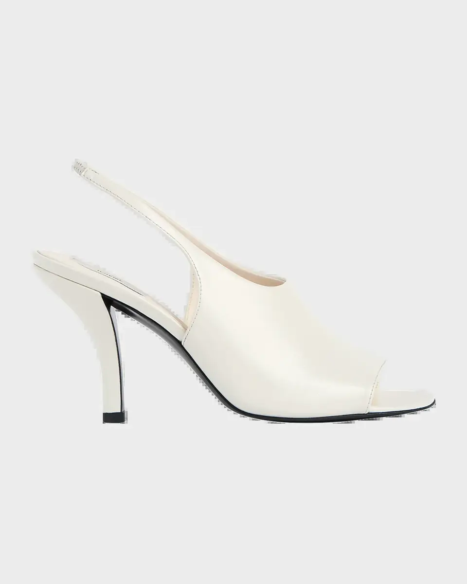 TOTEME Contour Naplack Leather Slingback Pumps | Thumbnail 2 TOTEME Contour Naplack Leather Slingback Pumps | Thumbnail 2