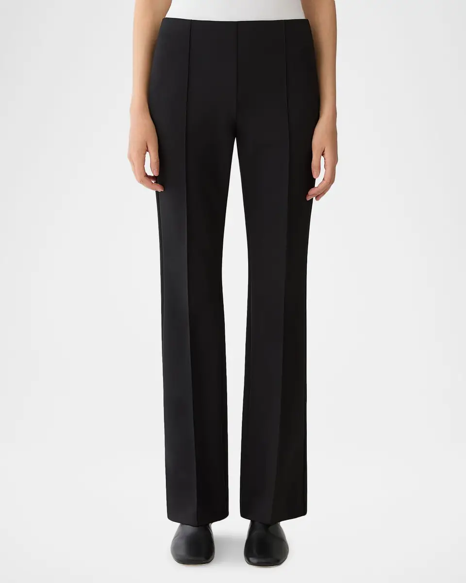 Lafayette 148 New York Gramercy Acclaimed Stretch Jersey Flare-Leg Pants | Thumbnail 4