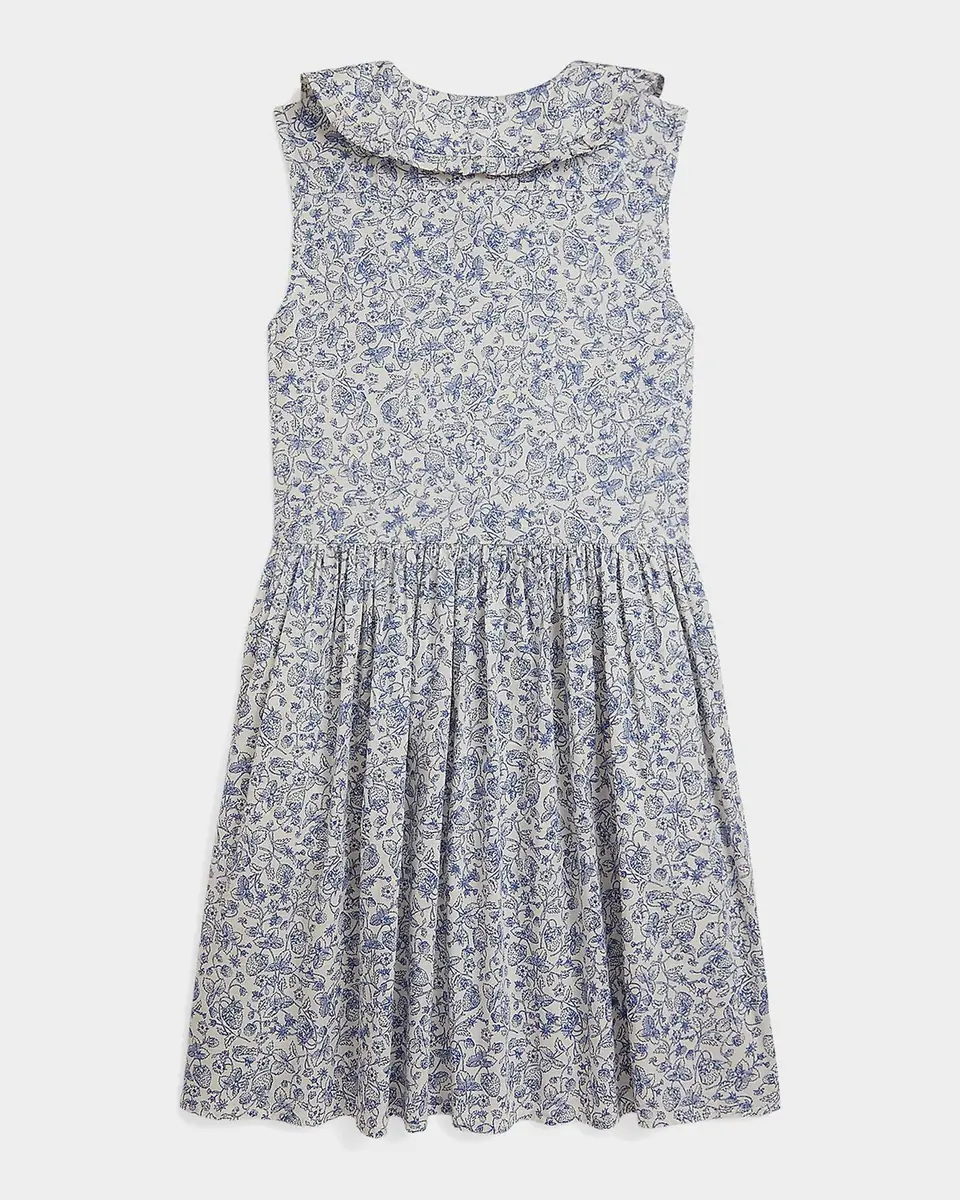 Polo Ralph Lauren Little Girl's & Girl's Floral Slub Cotton Shirtdress | Thumbnail 2 Polo Ralph Lauren Little Girl's & Girl's Floral Slub Cotton Shirtdress | Thumbnail 2