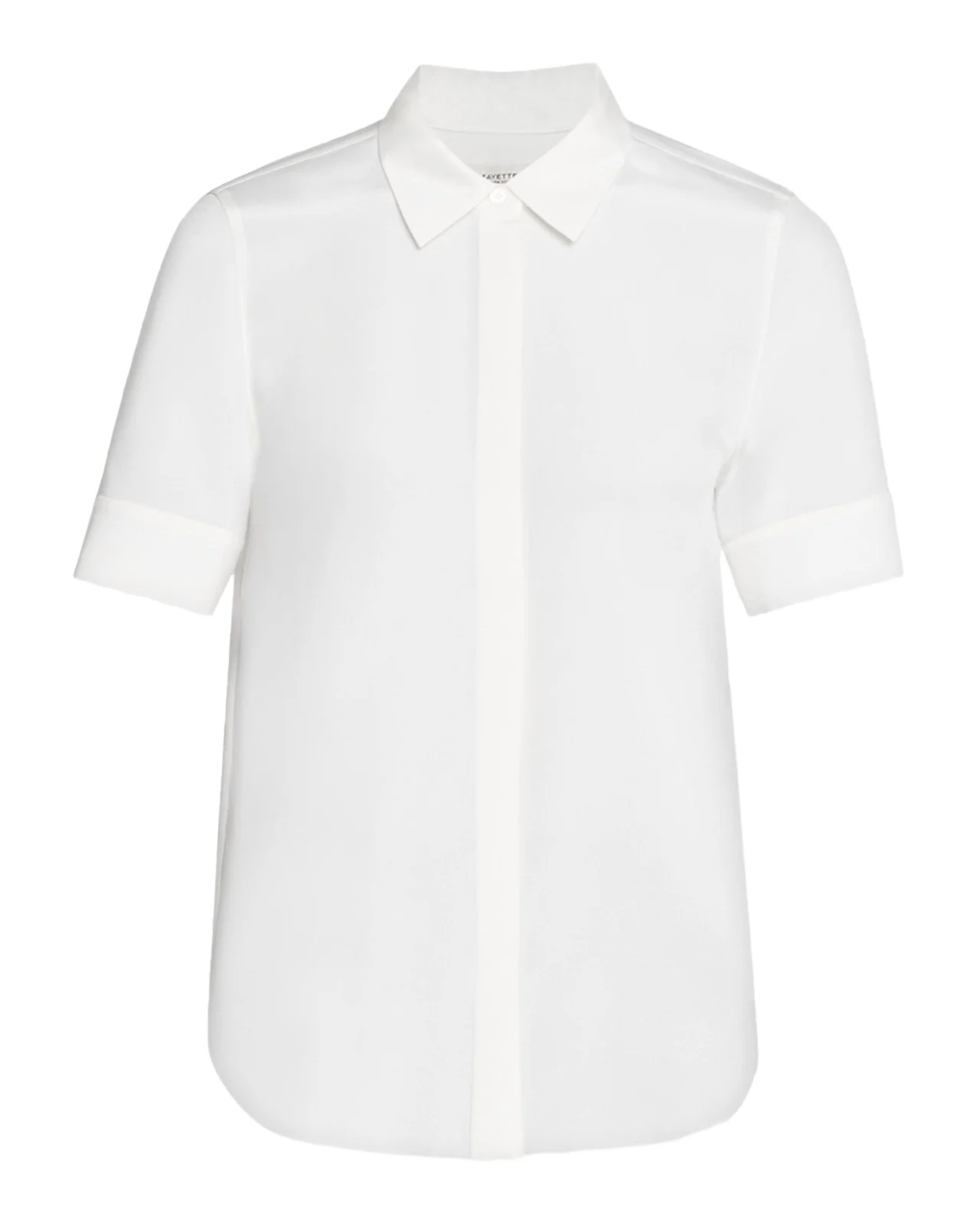 Scottie Button-Down Cotton Blouse