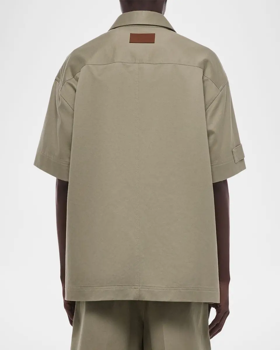 Helmut Lang Men's Short-Sleeved Loop Tape Shirt | Thumbnail 3 Helmut Lang Men's Short-Sleeved Loop Tape Shirt | Thumbnail 3