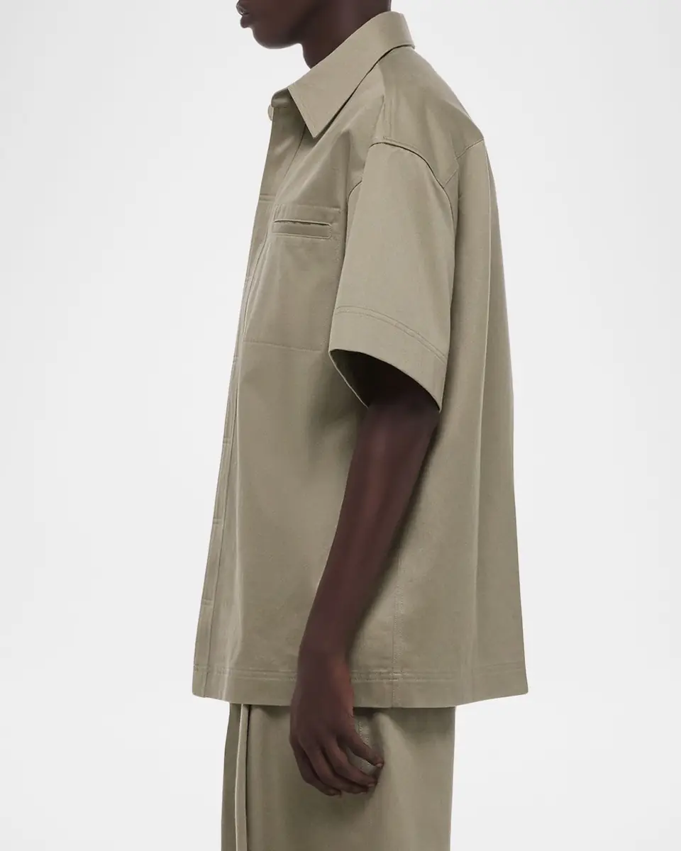 Helmut Lang Men's Short-Sleeved Loop Tape Shirt | Thumbnail 6 Helmut Lang Men's Short-Sleeved Loop Tape Shirt | Thumbnail 6