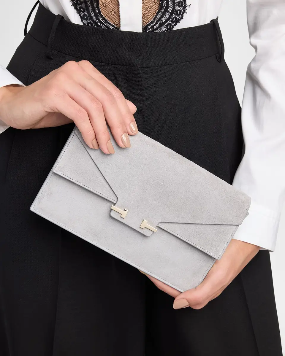 Tom Ford Mini Suede T-Clasp Shoulder Bag | Thumbnail 2