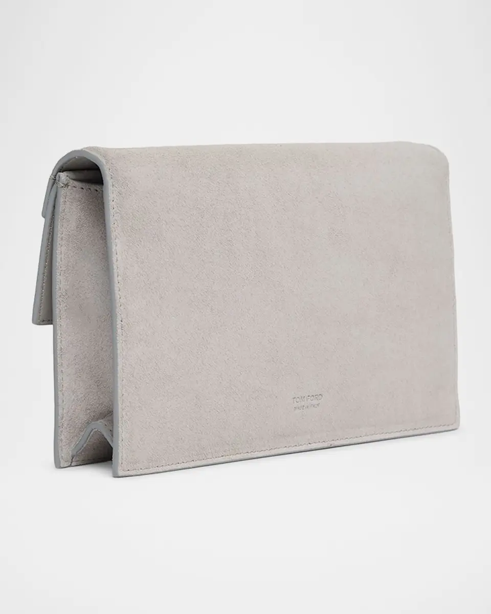 Tom Ford Mini Suede T-Clasp Shoulder Bag | Thumbnail 3