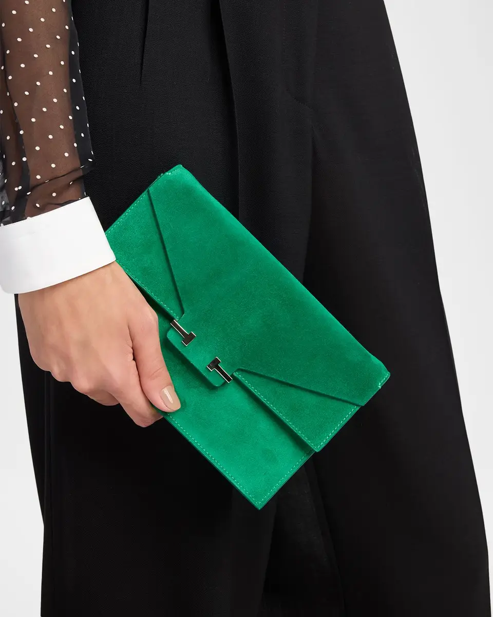 Tom Ford Mini Suede T-Clasp Shoulder Bag | Thumbnail 7