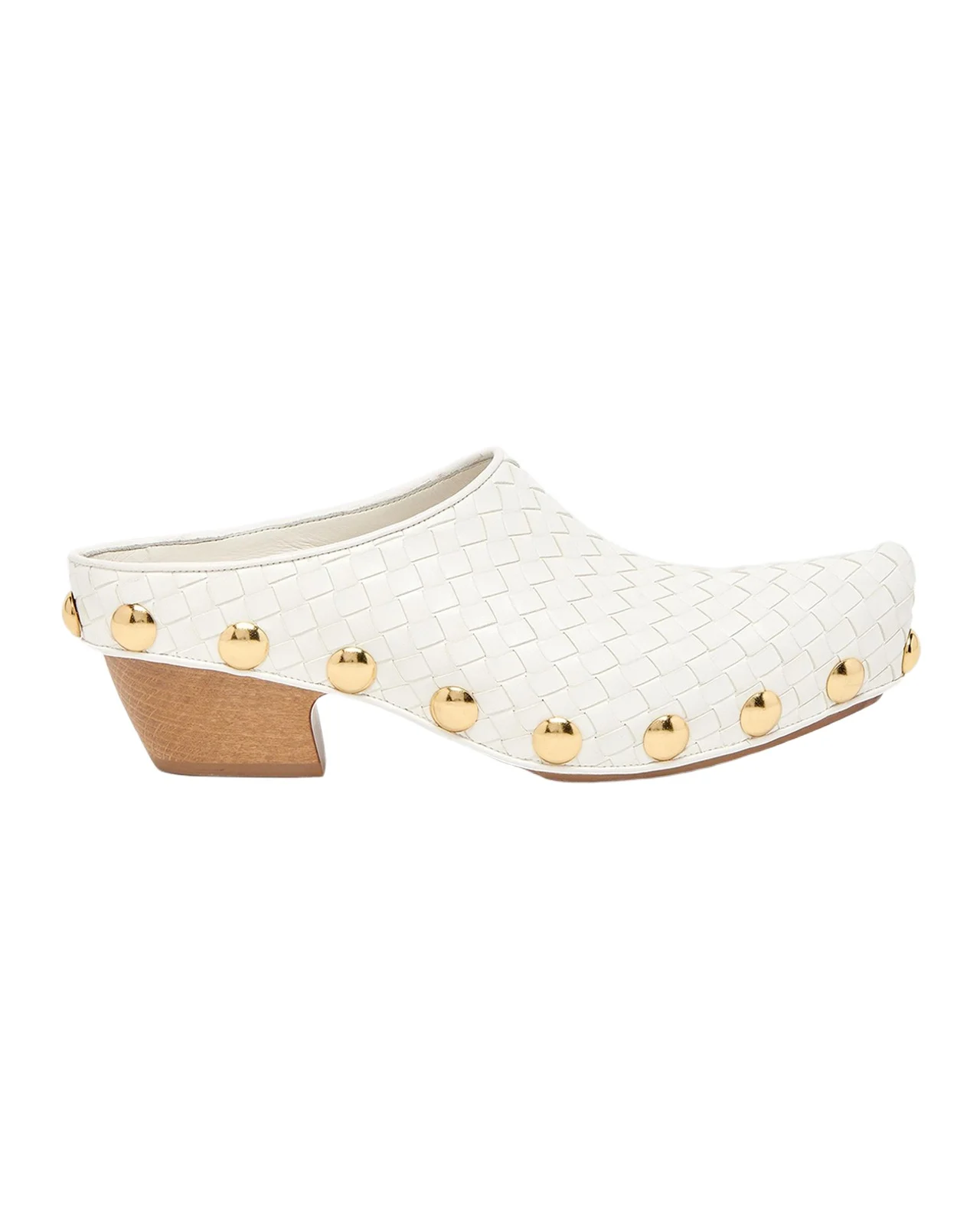 Gondola Intrecciato Leather Clog Mules Gondola Intrecciato Leather Clog Mules