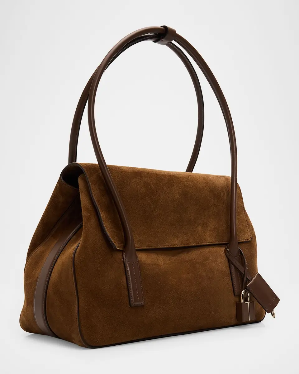 Tom Ford Eclipse Medium Suede & Leather Shoulder Bag | Thumbnail 13 Tom Ford Eclipse Medium Suede & Leather Shoulder Bag | Thumbnail 13