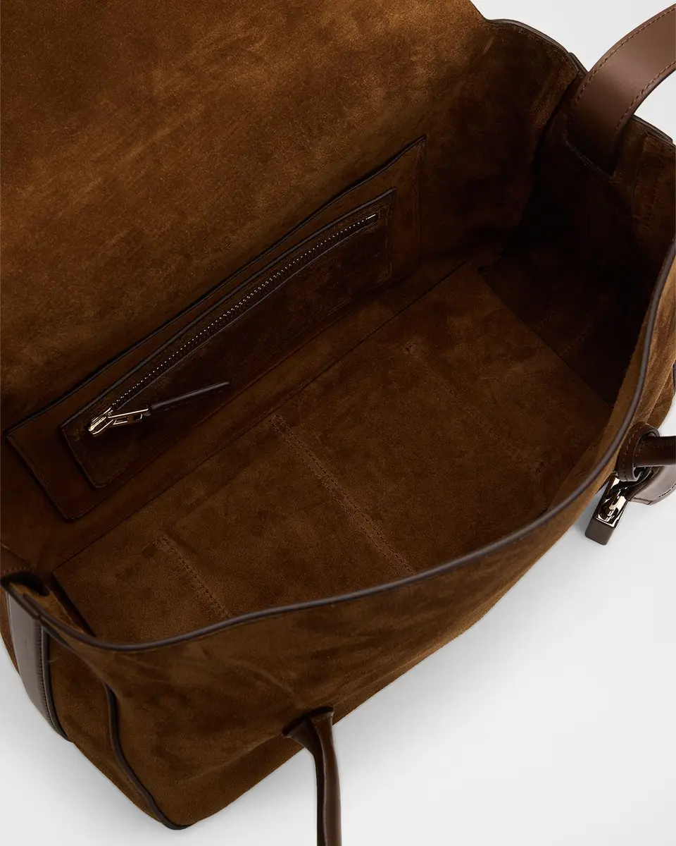 Tom Ford Eclipse Medium Suede & Leather Shoulder Bag | Thumbnail 14 Tom Ford Eclipse Medium Suede & Leather Shoulder Bag | Thumbnail 14