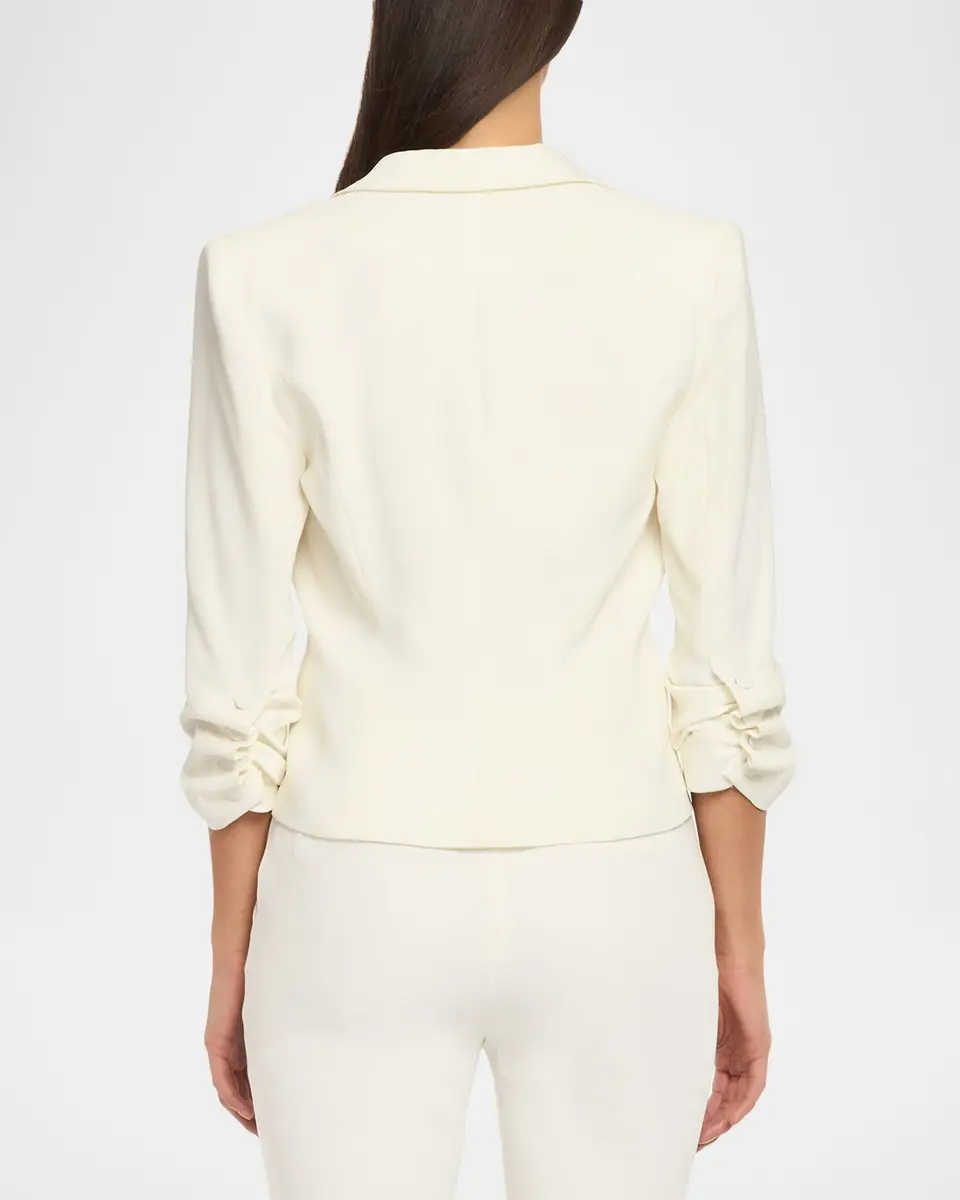 Cinq à Sept Khloe Petite Cropped 3/4-Sleeve Blazer | Thumbnail 2 Cinq à Sept Khloe Petite Cropped 3/4-Sleeve Blazer | Thumbnail 2