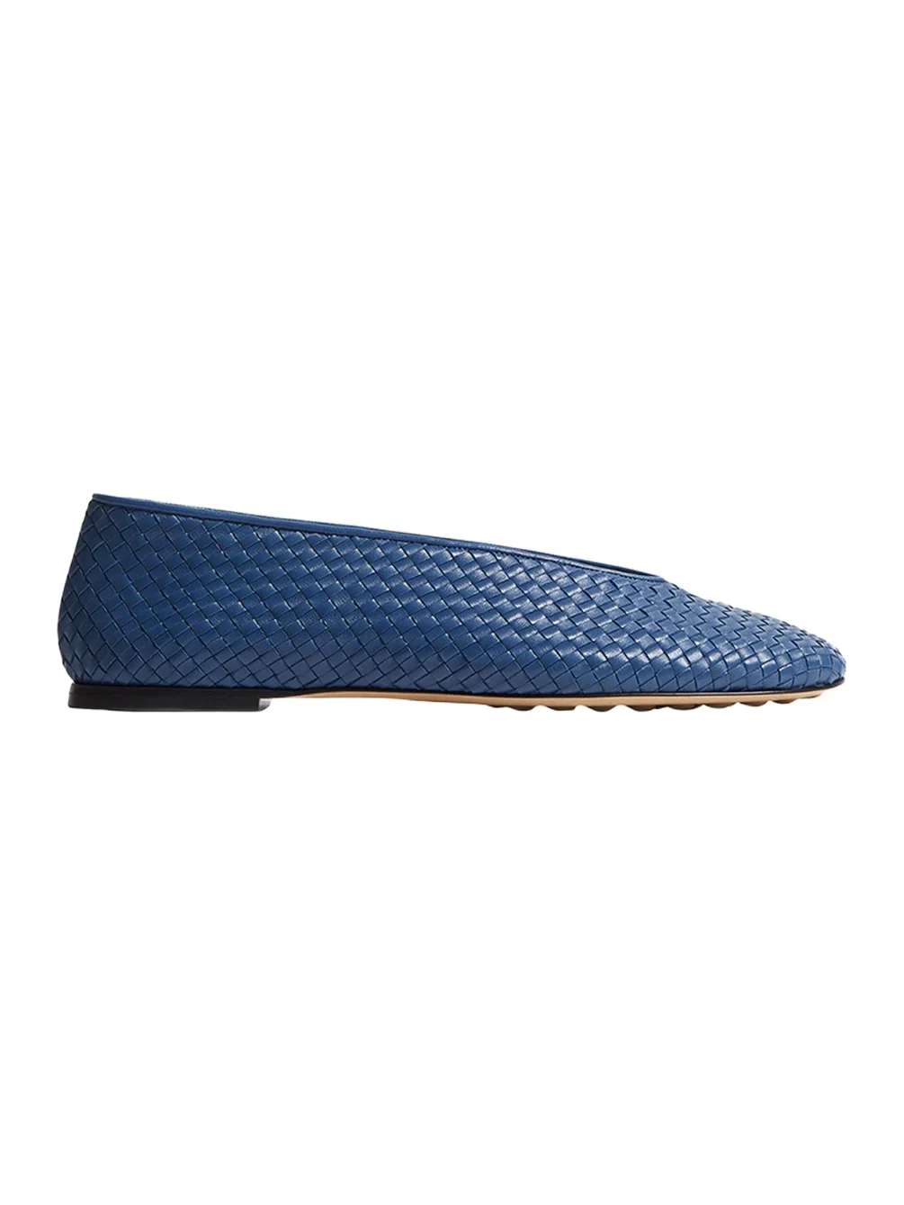 Rosa Micro Woven Nappa Leather Ballerina Flats Rosa Micro Woven Nappa Leather Ballerina Flats