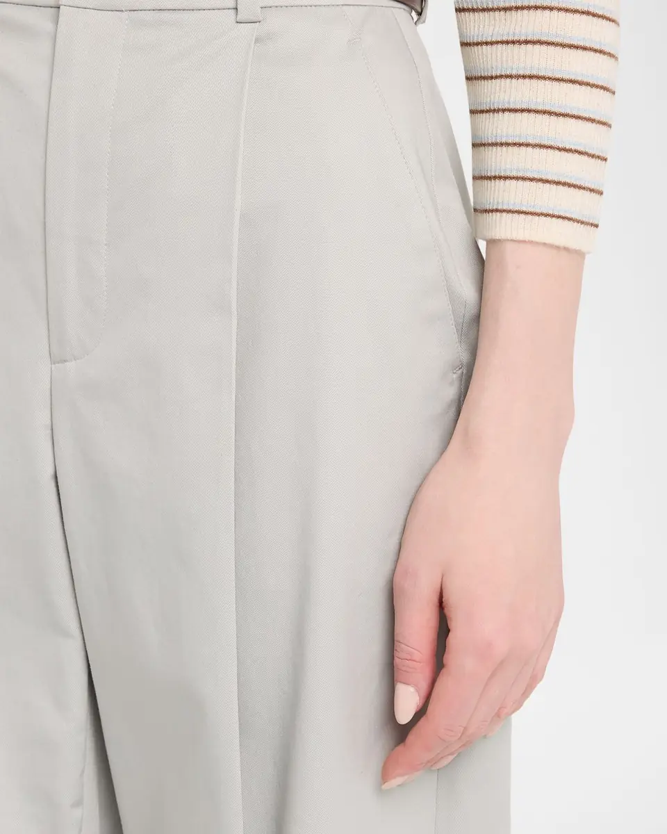 Vince Camille Mid-Rise Cotton-Blend Trousers | Thumbnail 5 Vince Camille Mid-Rise Cotton-Blend Trousers | Thumbnail 5