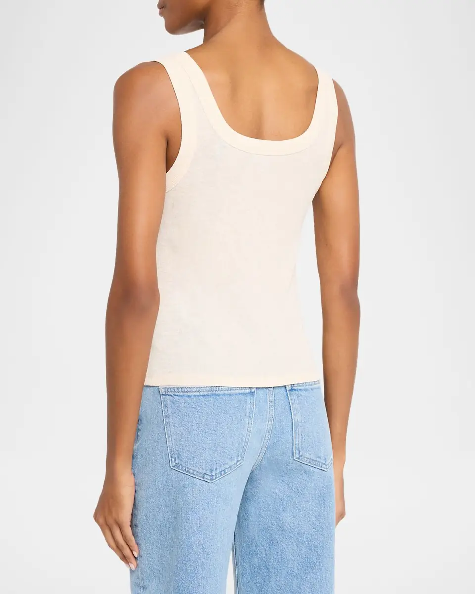 Veronica Beard Belvedere Jersey Scoopneck Tank Top | Thumbnail 3 Veronica Beard Belvedere Jersey Scoopneck Tank Top | Thumbnail 3