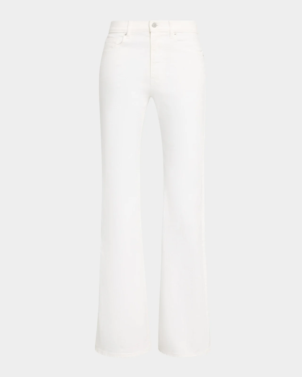 Veronica Beard Crosbie Mid-Rise Slim Wide-Leg Jeans