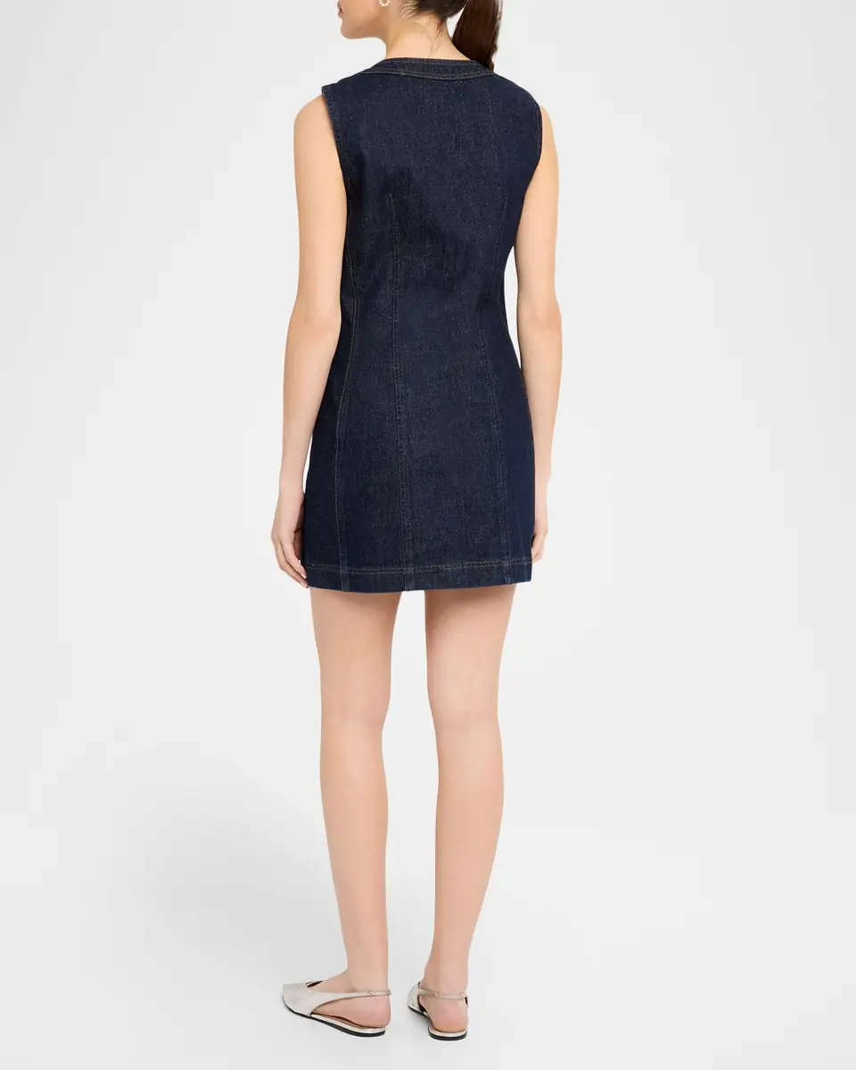 FRAME The Patch Pocket Mini Dress | Thumbnail 3