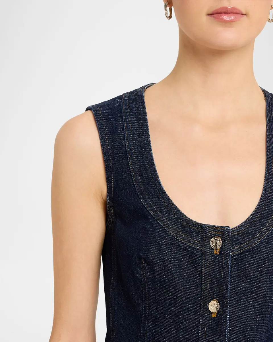 FRAME The Patch Pocket Mini Dress | Thumbnail 5