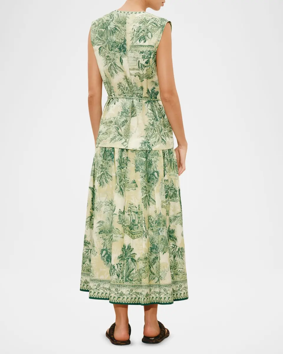 ALÉMAIS Sara Printed Midi Dress | Thumbnail 3 ALÉMAIS Sara Printed Midi Dress | Thumbnail 3