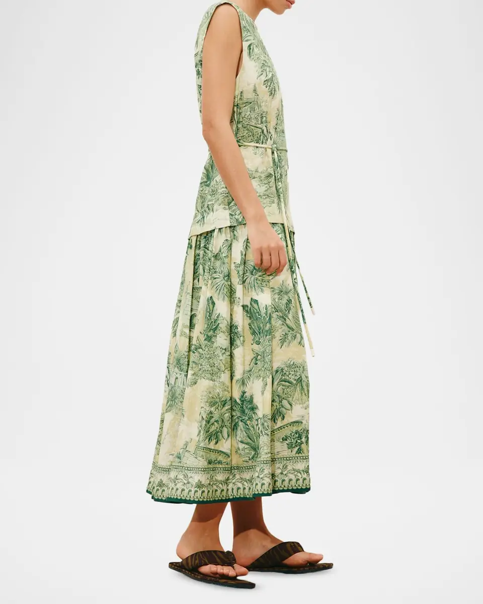 ALÉMAIS Sara Printed Midi Dress | Thumbnail 4 ALÉMAIS Sara Printed Midi Dress | Thumbnail 4