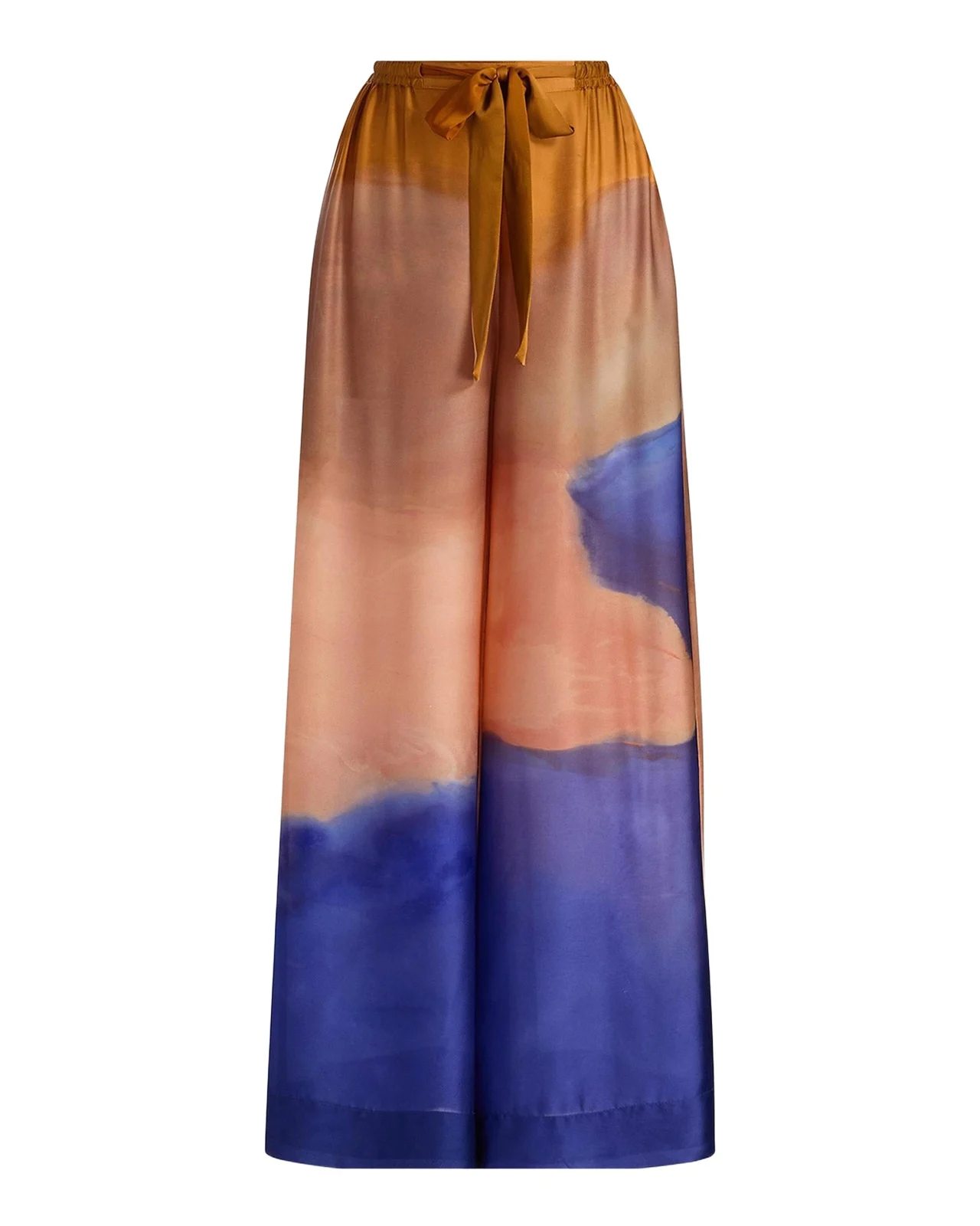 x Helen Frankenthaler Julien Silk-Chiffon Pants x Helen Frankenthaler Julien Silk-Chiffon Pants