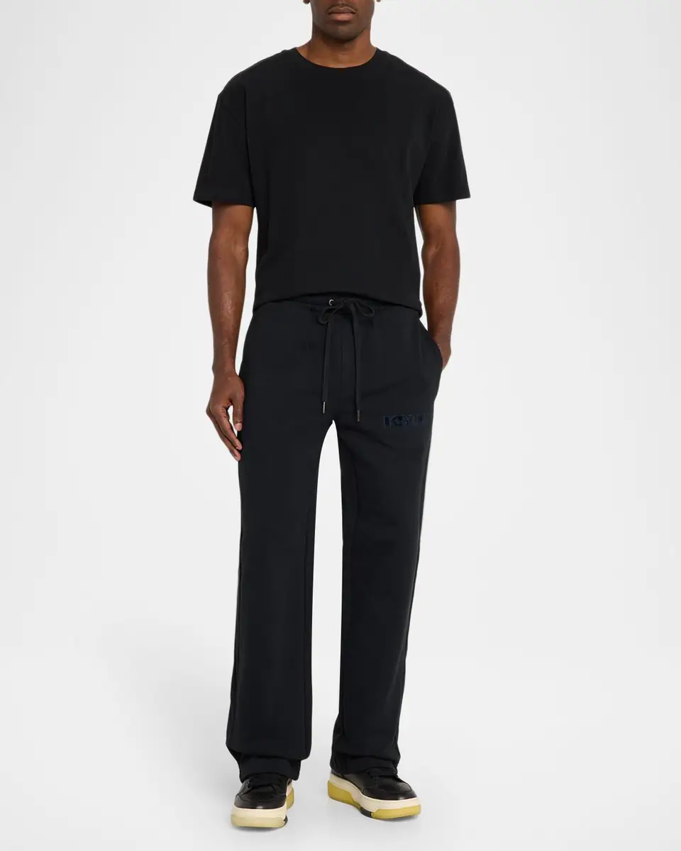 Ksubi Men's Embroidered Logo 4x4 Cotton Sweatpants | Thumbnail 2 Ksubi Men's Embroidered Logo 4x4 Cotton Sweatpants | Thumbnail 2