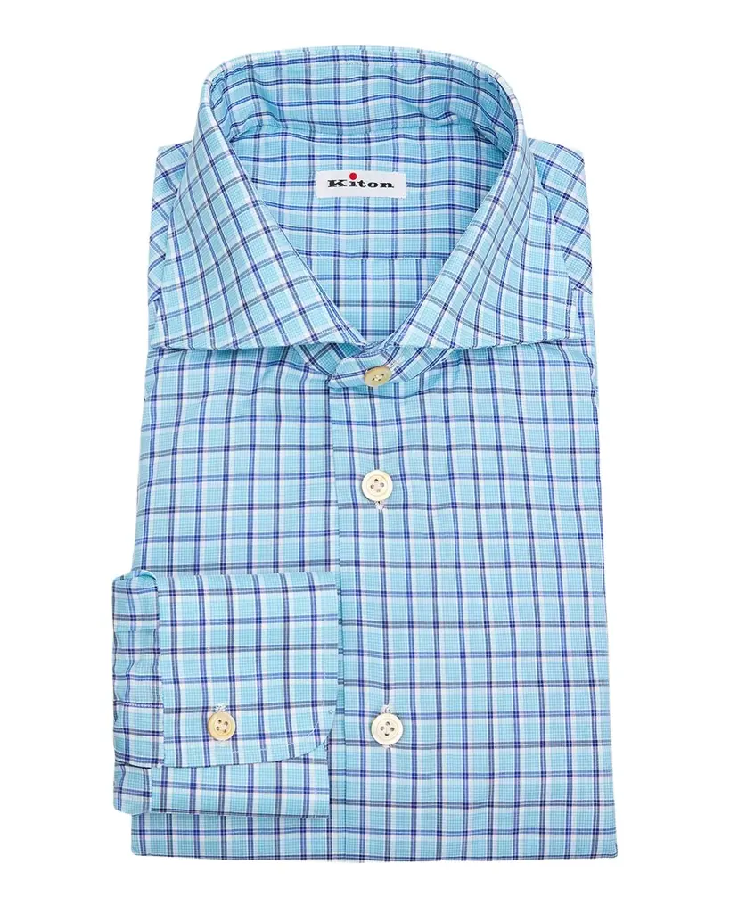 Men's Cotton Check Classic-Fit Dress Shirt Men's Cotton Check Classic-Fit Dress Shirt