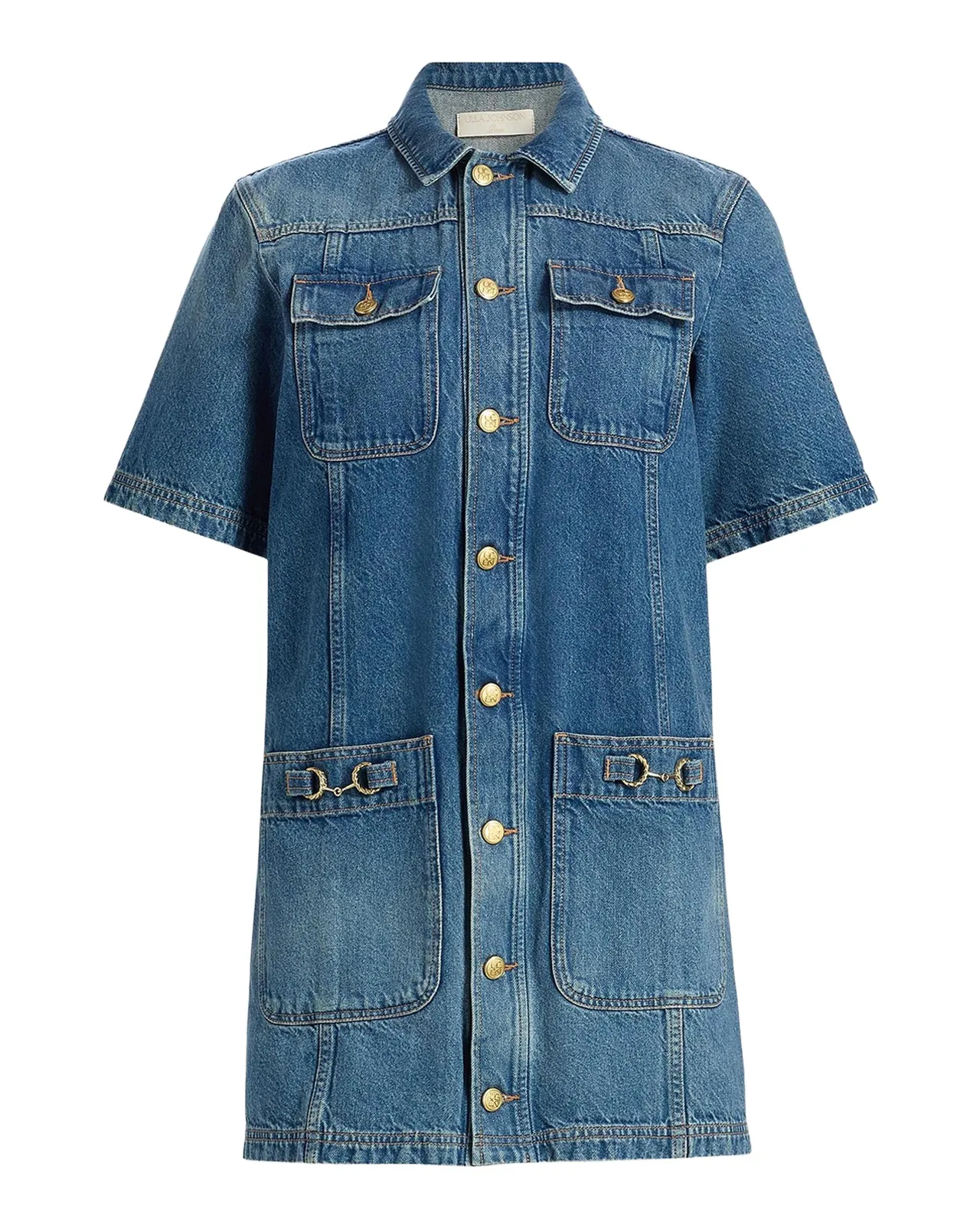 Painters Denim Mini Shirtdress