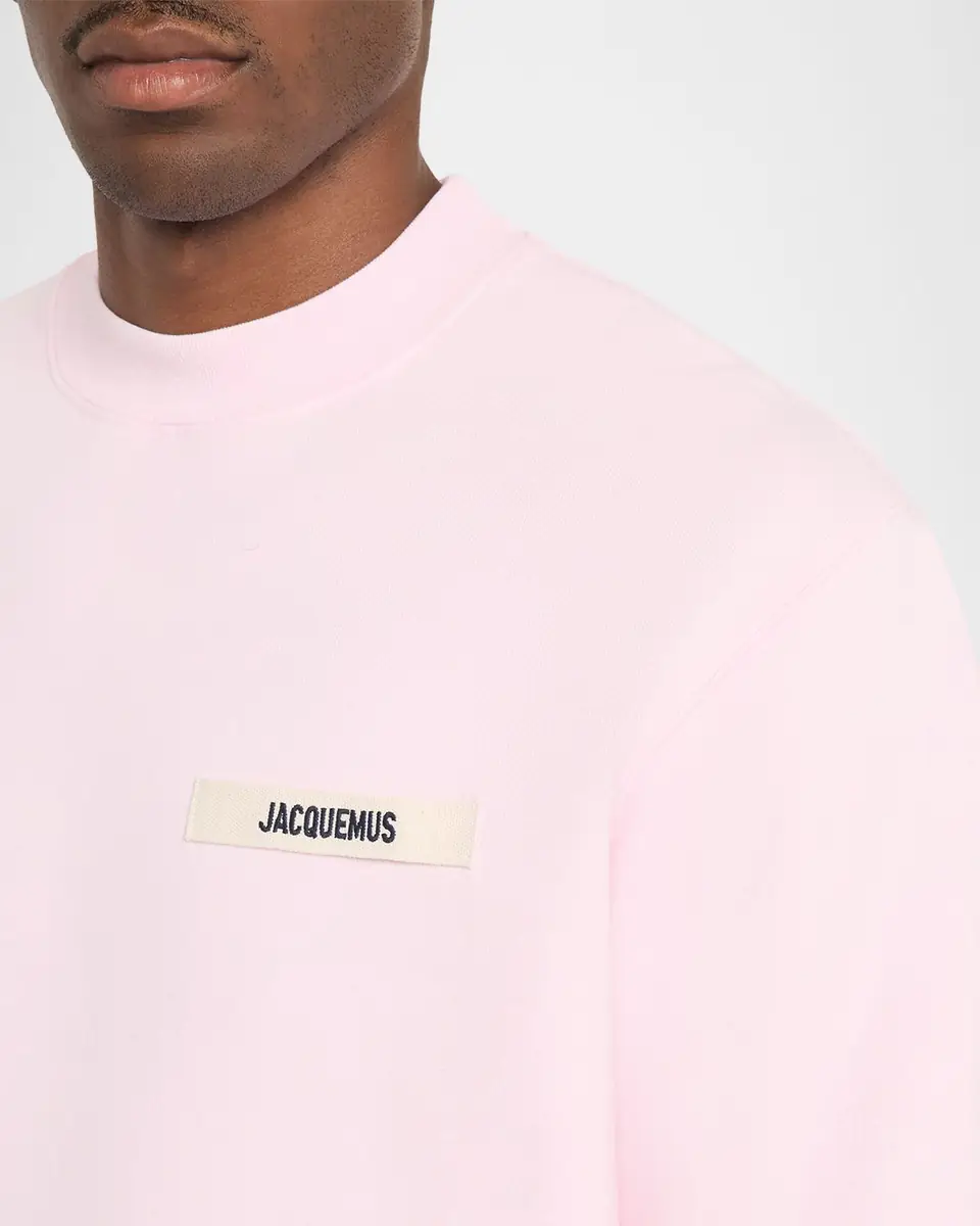 Jacquemus Men's Grosgrain Logo Cotton Sweatshirt | Thumbnail 5 Jacquemus Men's Grosgrain Logo Cotton Sweatshirt | Thumbnail 5