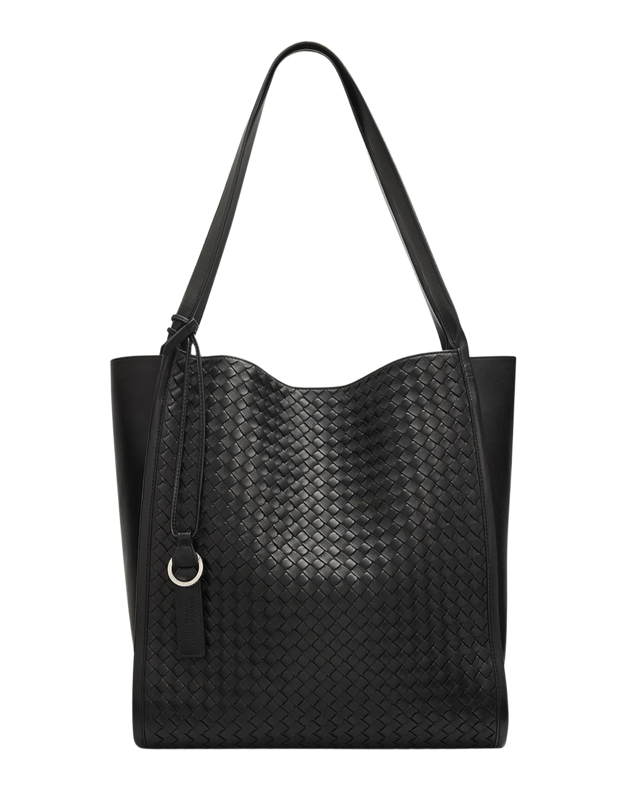 Men's Small Corriere Tote Bag in Intrecciato Leather Men's Small Corriere Tote Bag in Intrecciato Leather