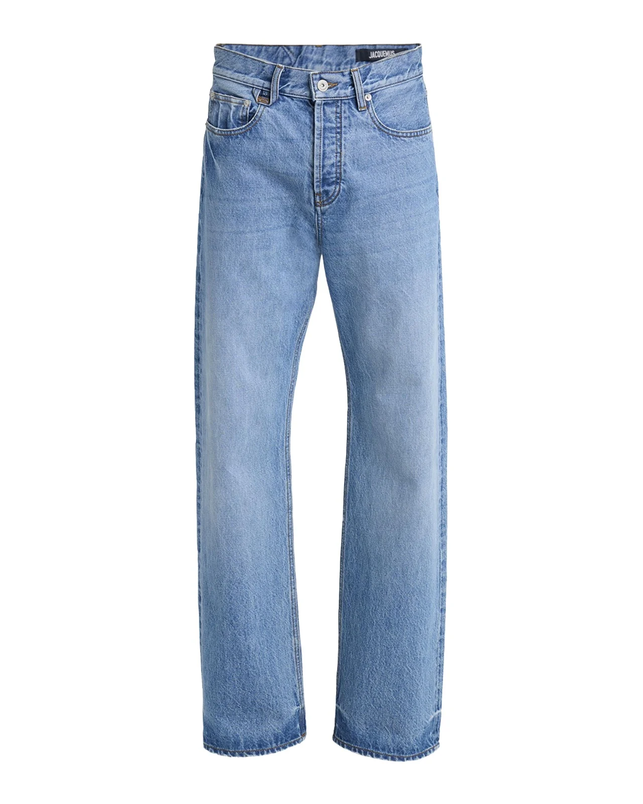 Men's Stonewashed Denim Straight-Leg Jeans Men's Stonewashed Denim Straight-Leg Jeans