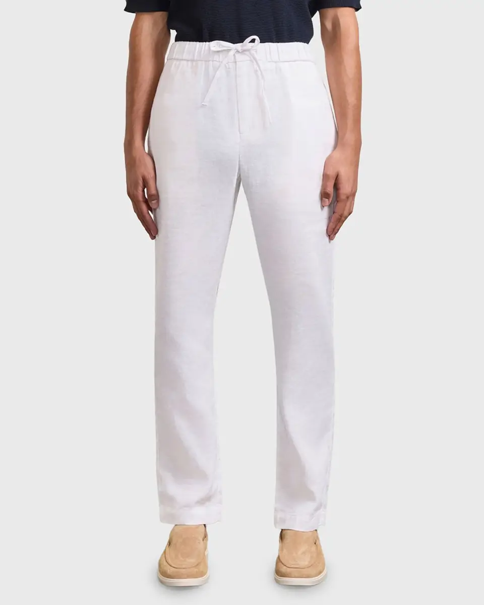 Frescobol Carioca Men's Oscar Solid Linen Pants | Thumbnail 3 Frescobol Carioca Men's Oscar Solid Linen Pants | Thumbnail 3