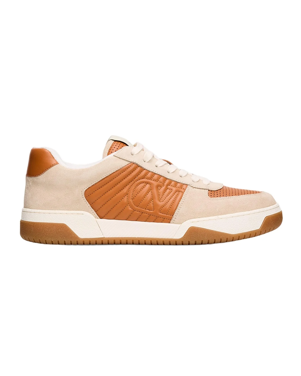 Men's Sparry Split Leather and Napa Low-Top Sneakers Men's Sparry Split Leather and Napa Low-Top Sneakers