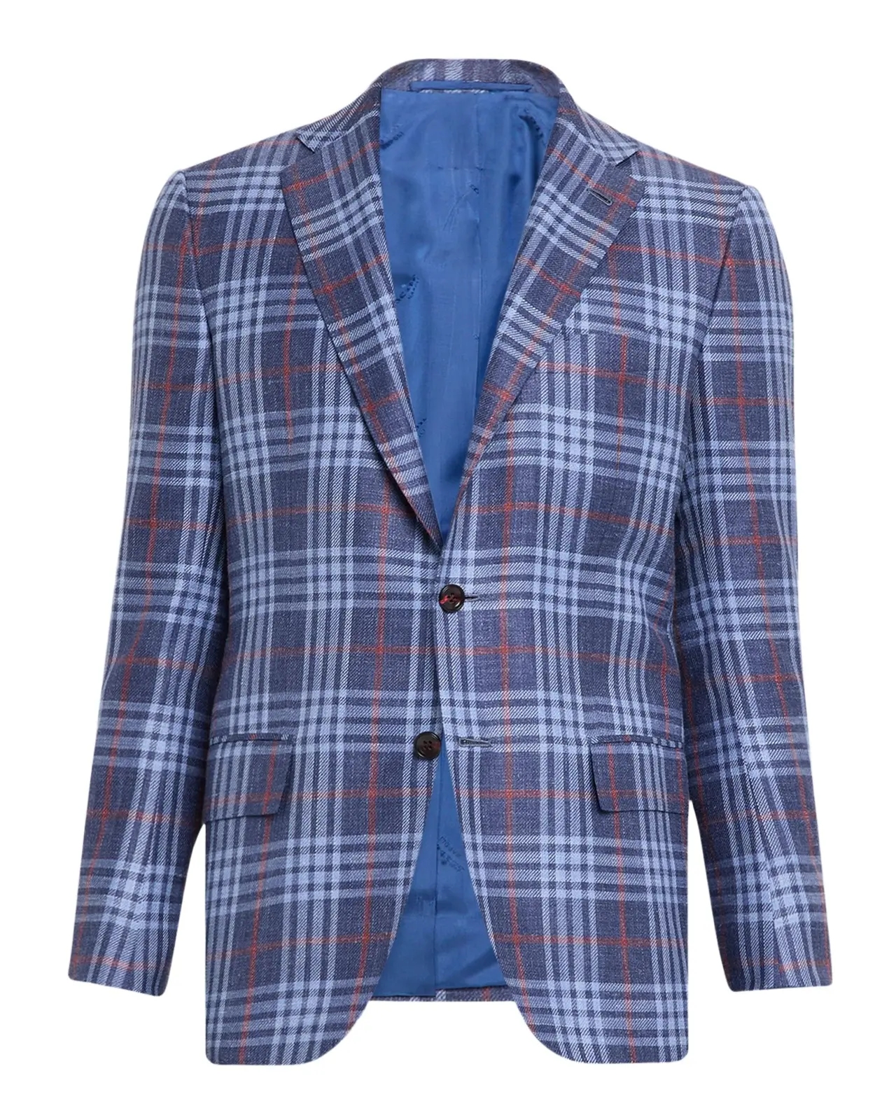 Men's Cashmere and Silk Windowpane Plaid Sport Coat Men's Cashmere and Silk Windowpane Plaid Sport Coat