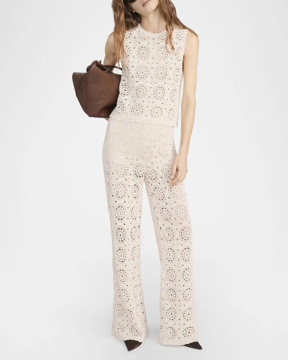 FRAME The Crochet Pants | Thumbnail 2 FRAME The Crochet Pants | Thumbnail 2
