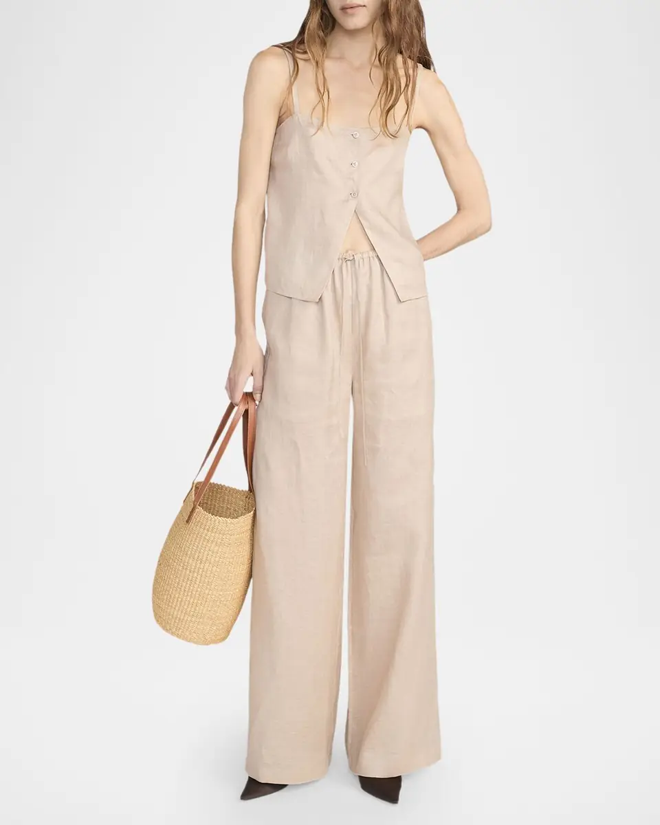 FRAME The Linen Lounge Pants | Thumbnail 2 FRAME The Linen Lounge Pants | Thumbnail 2