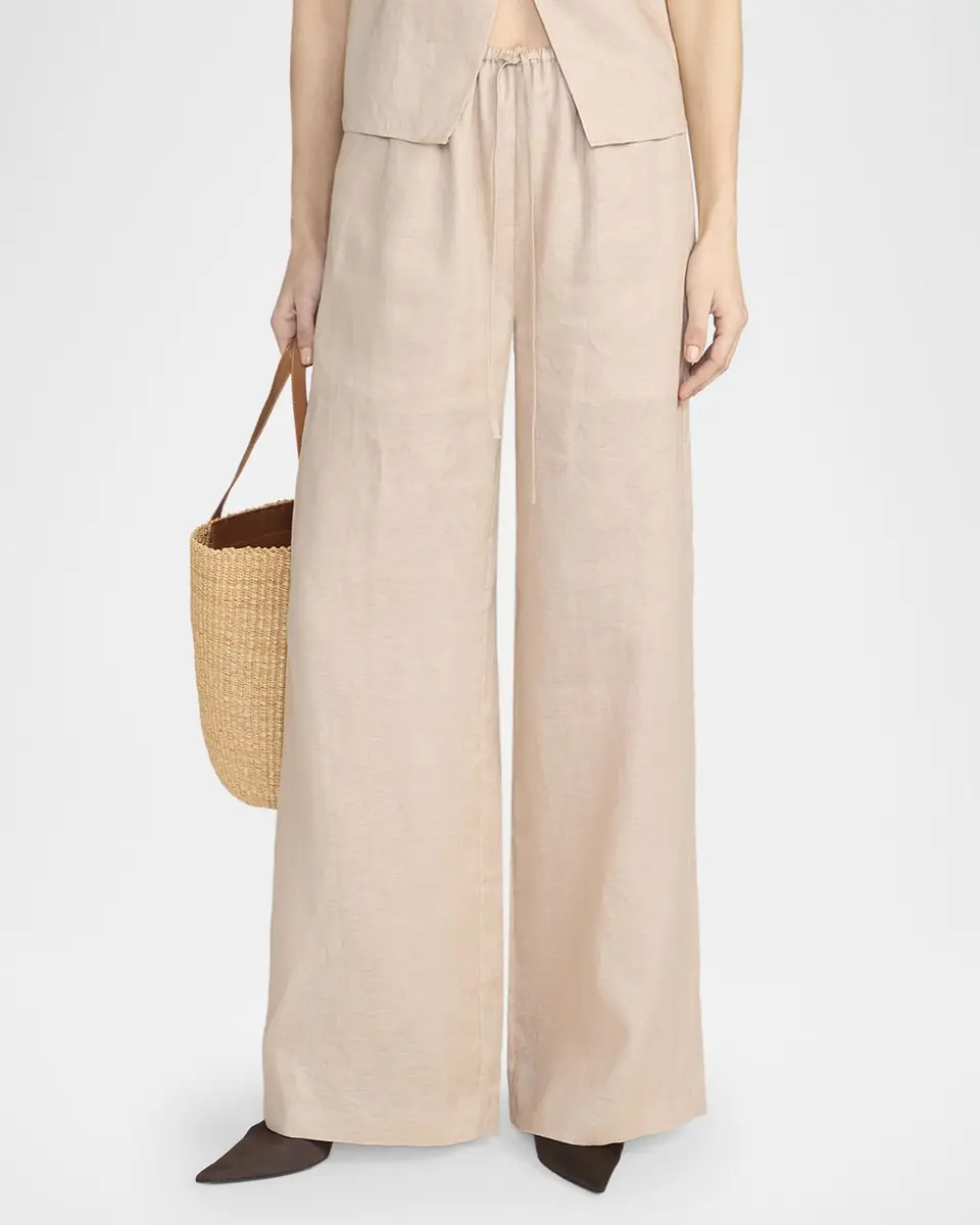 FRAME The Linen Lounge Pants | Thumbnail 4 FRAME The Linen Lounge Pants | Thumbnail 4