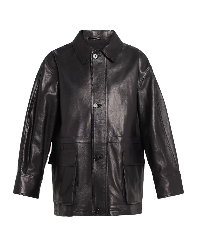 Maeve Lambskin Leather Jacket