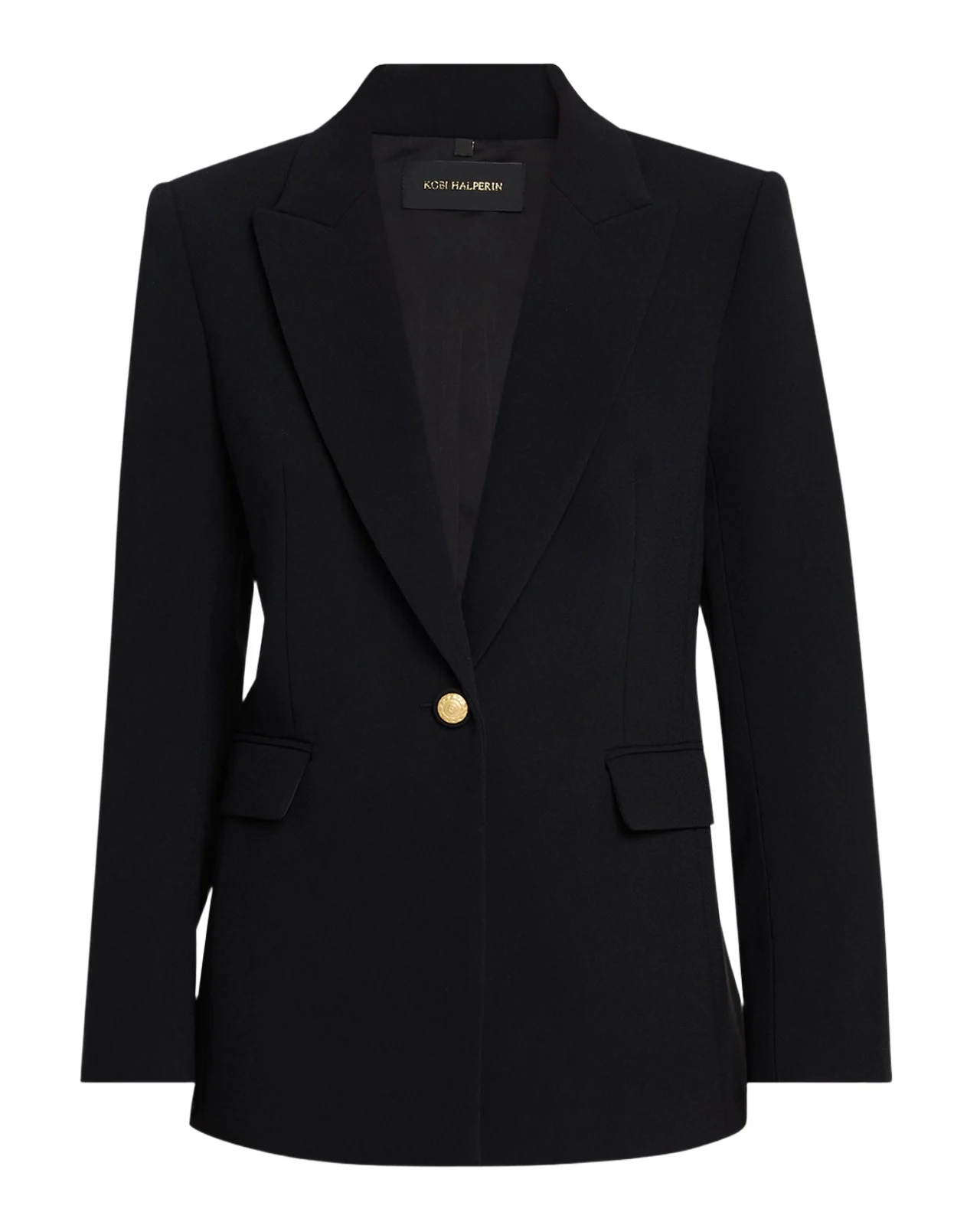 Rue Single-Button Crepe Jacket Rue Single-Button Crepe Jacket