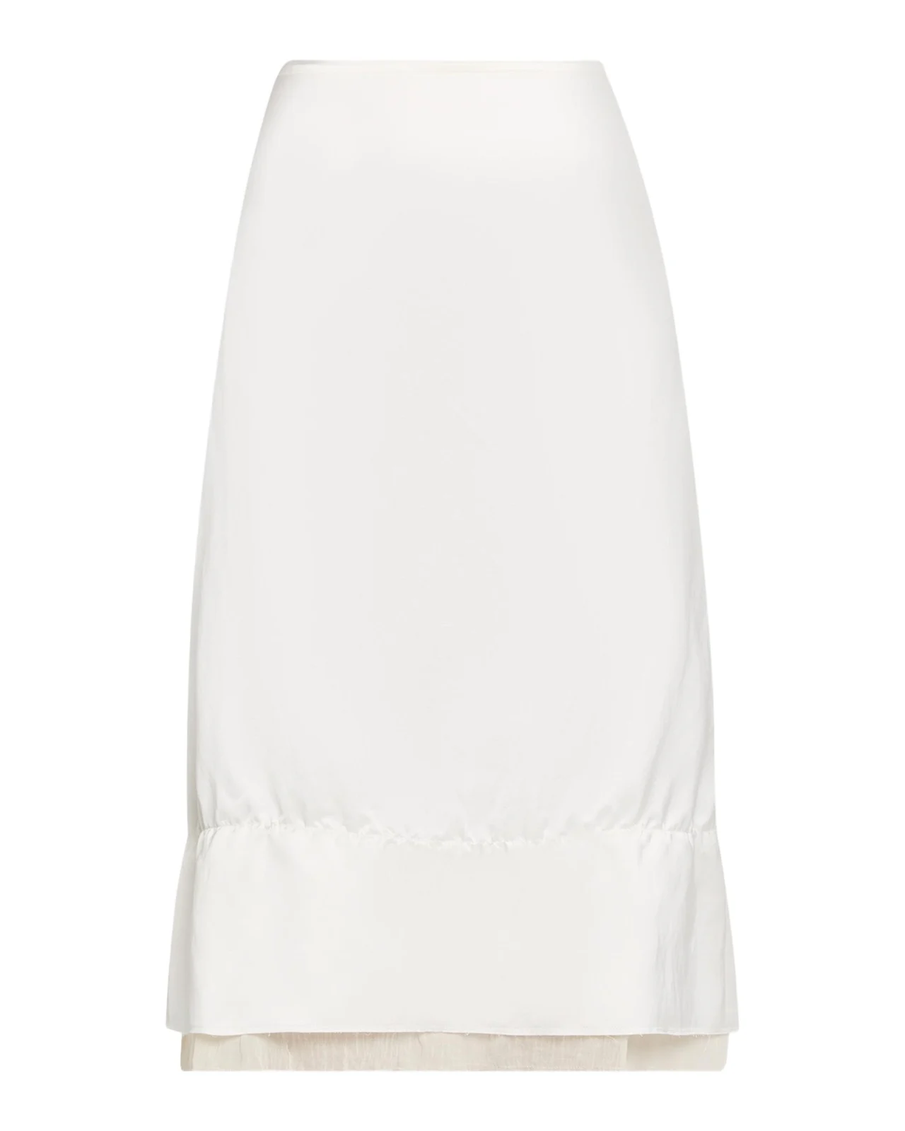 Layered Satin Skirt