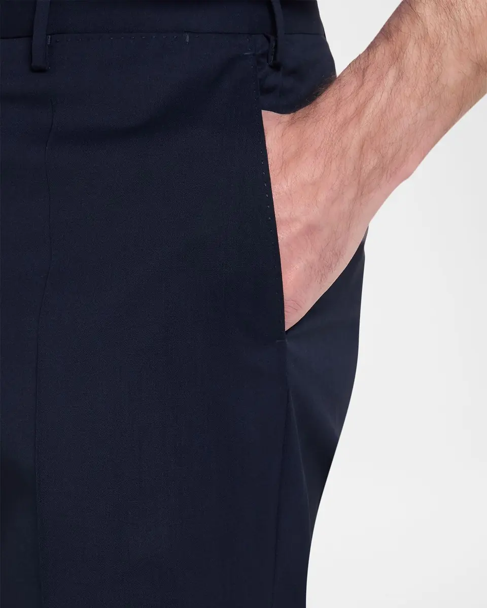 Incotex Men's Slim-Fit Tropical Wool Trousers | Thumbnail 5