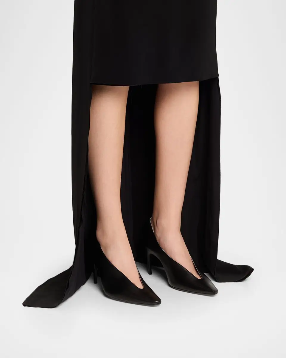 Balenciaga 90mm Duchesse Nappa Leather Pumps | Thumbnail 2 Balenciaga 90mm Duchesse Nappa Leather Pumps | Thumbnail 2